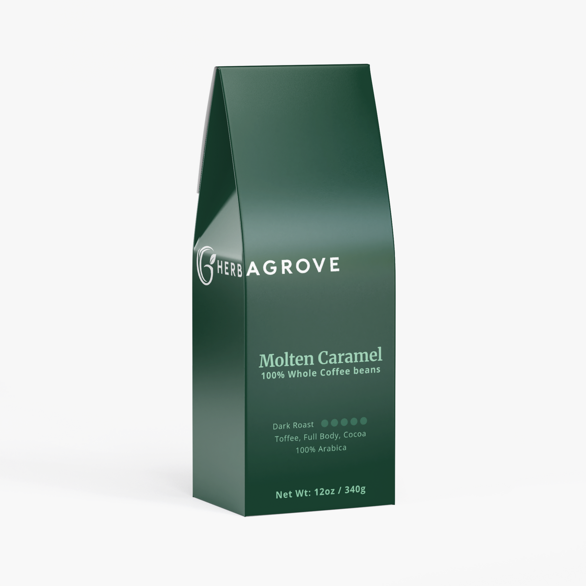 HerbaGrove Molten Caramel Coffee (Dark Roast) - Coffee, Tea & Functional Drinks