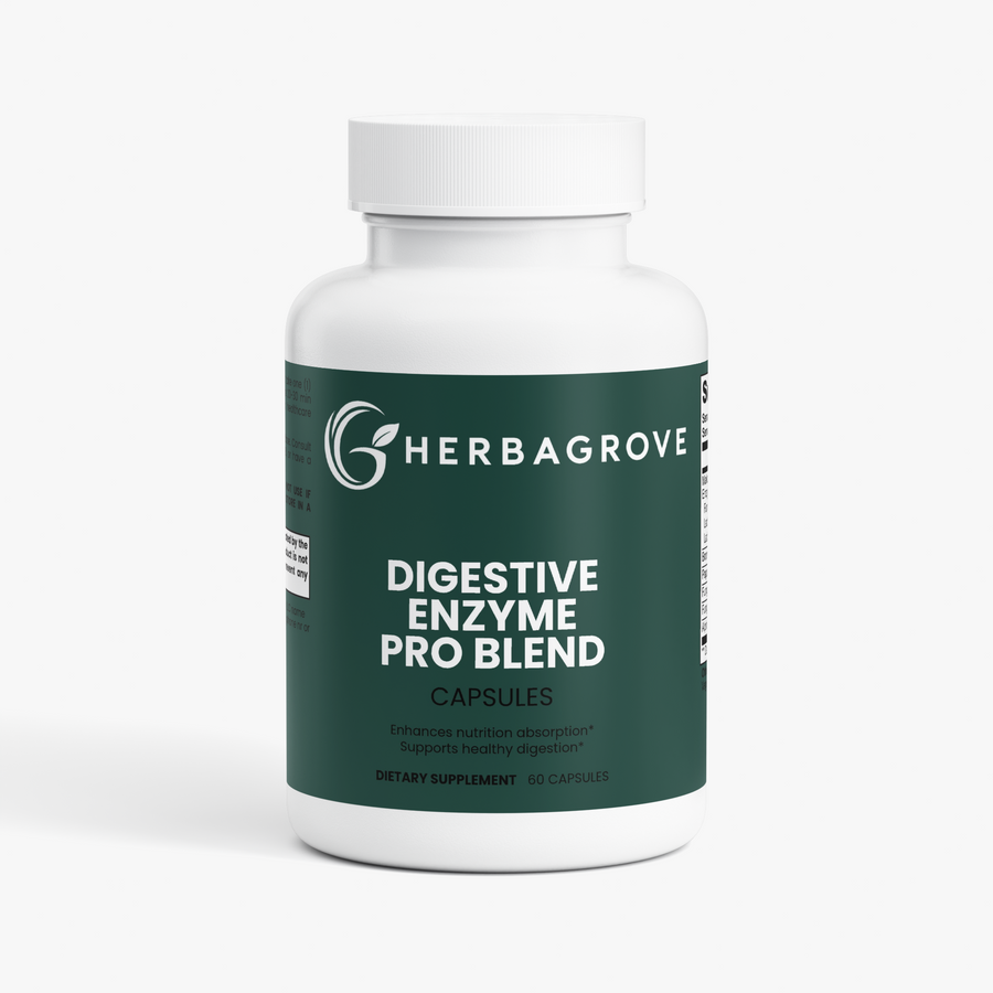 HerbaGrove Digestive Enzyme Pro Blend - Gut & Digestion