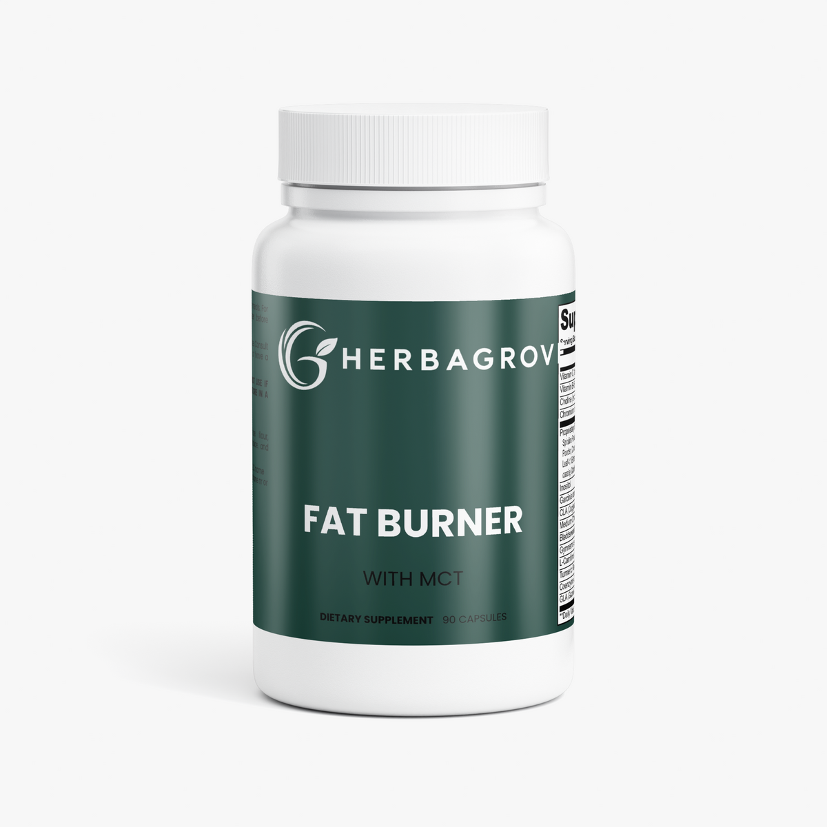 HerbaGrove Fat Burner with MCT - Metabolism & Weight
