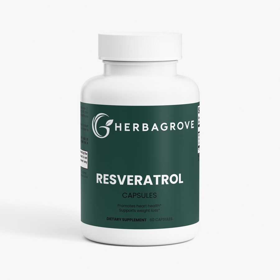 HerbaGrove Resveratrol 50% 600mg - Metabolism & Weight