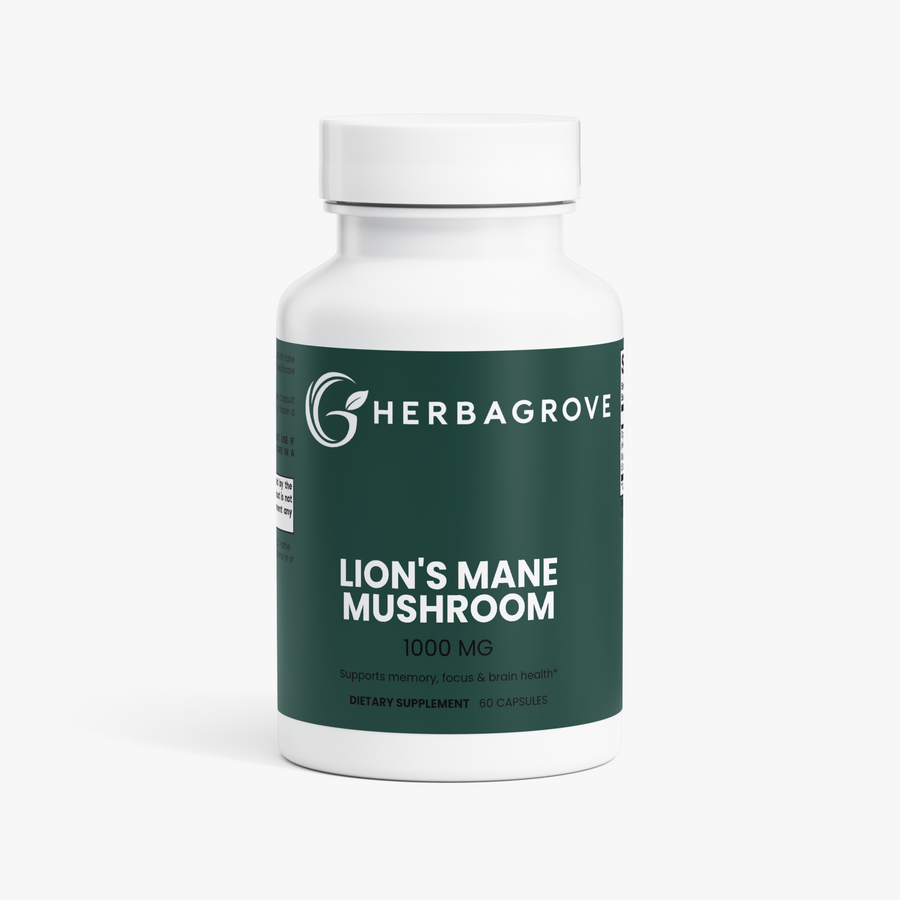 HerbaGrove Lion's Mane Mushroom - Focus & Mood