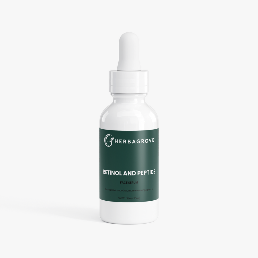HerbaGrove Retinol and Peptide Face Serum - Beauty, Hair & Skin