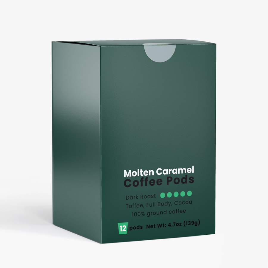 Molten Caramel Coffee Pods (Dark Roast)