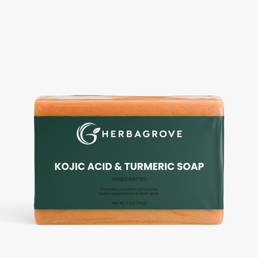 HerbaGrove Kojic Acid & Turmeric Soap - Beauty, Hair & Skin