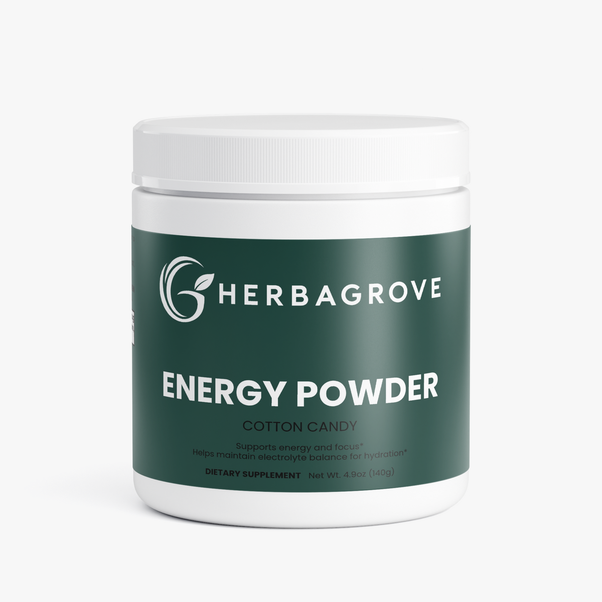 HerbaGrove Energy Powder (Cotton Candy) - Energy & Performance