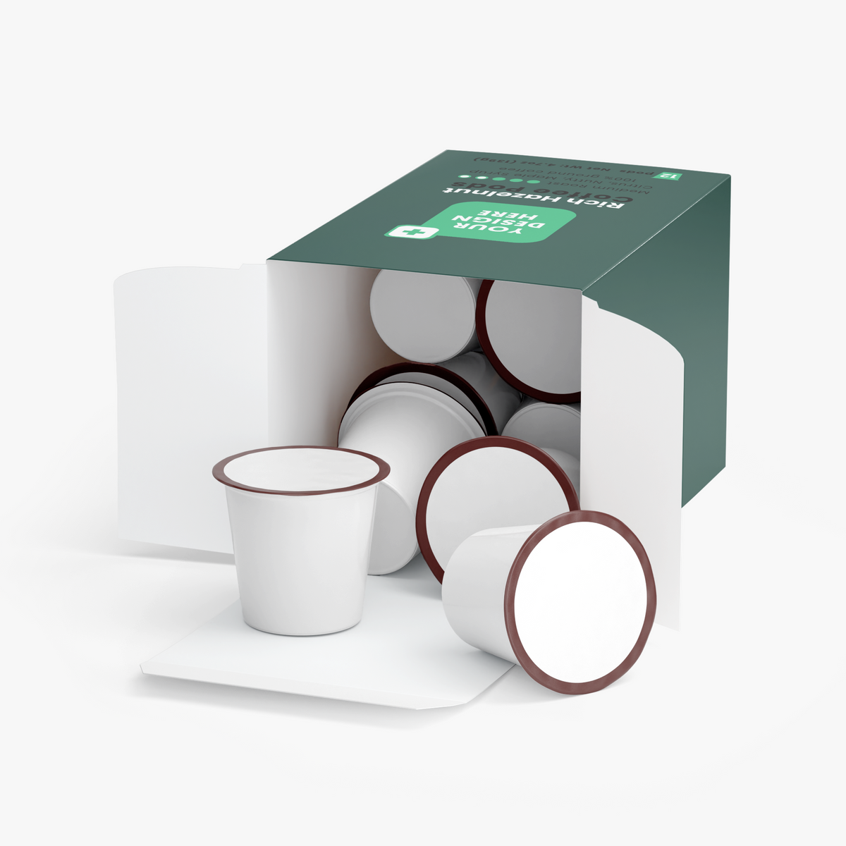 Rich Hazelnut Coffee Pods (Medium Roast)