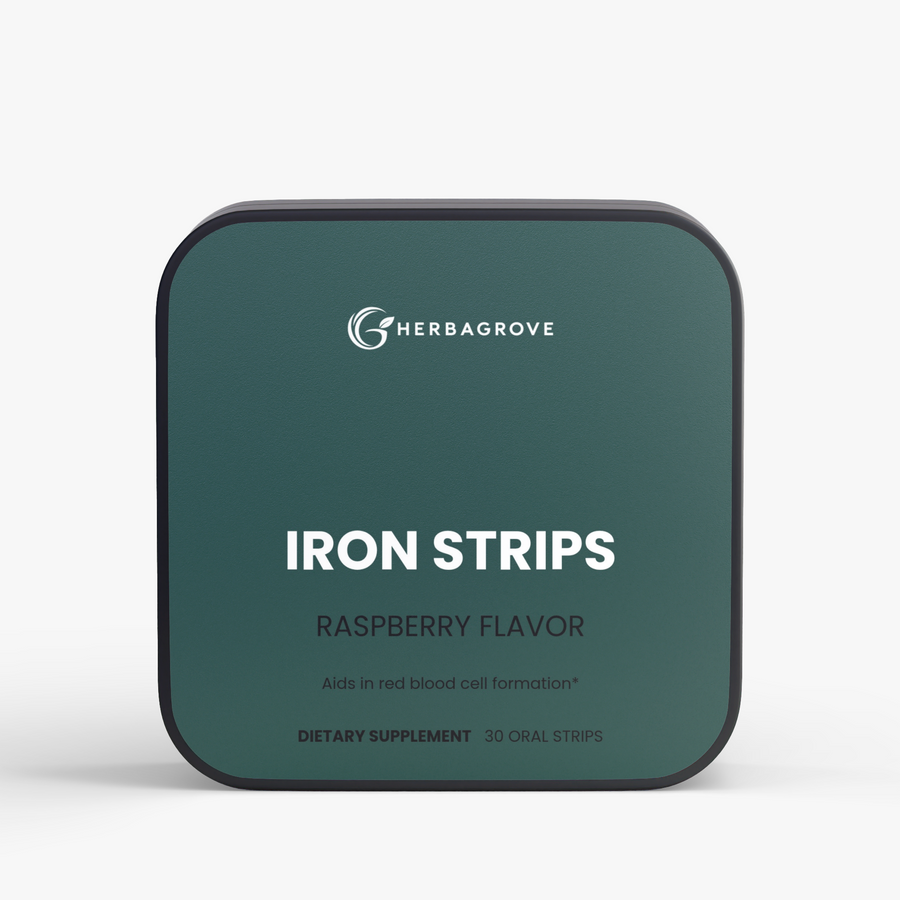 HerbaGrove Iron Strips - Vitamins & Daily Health