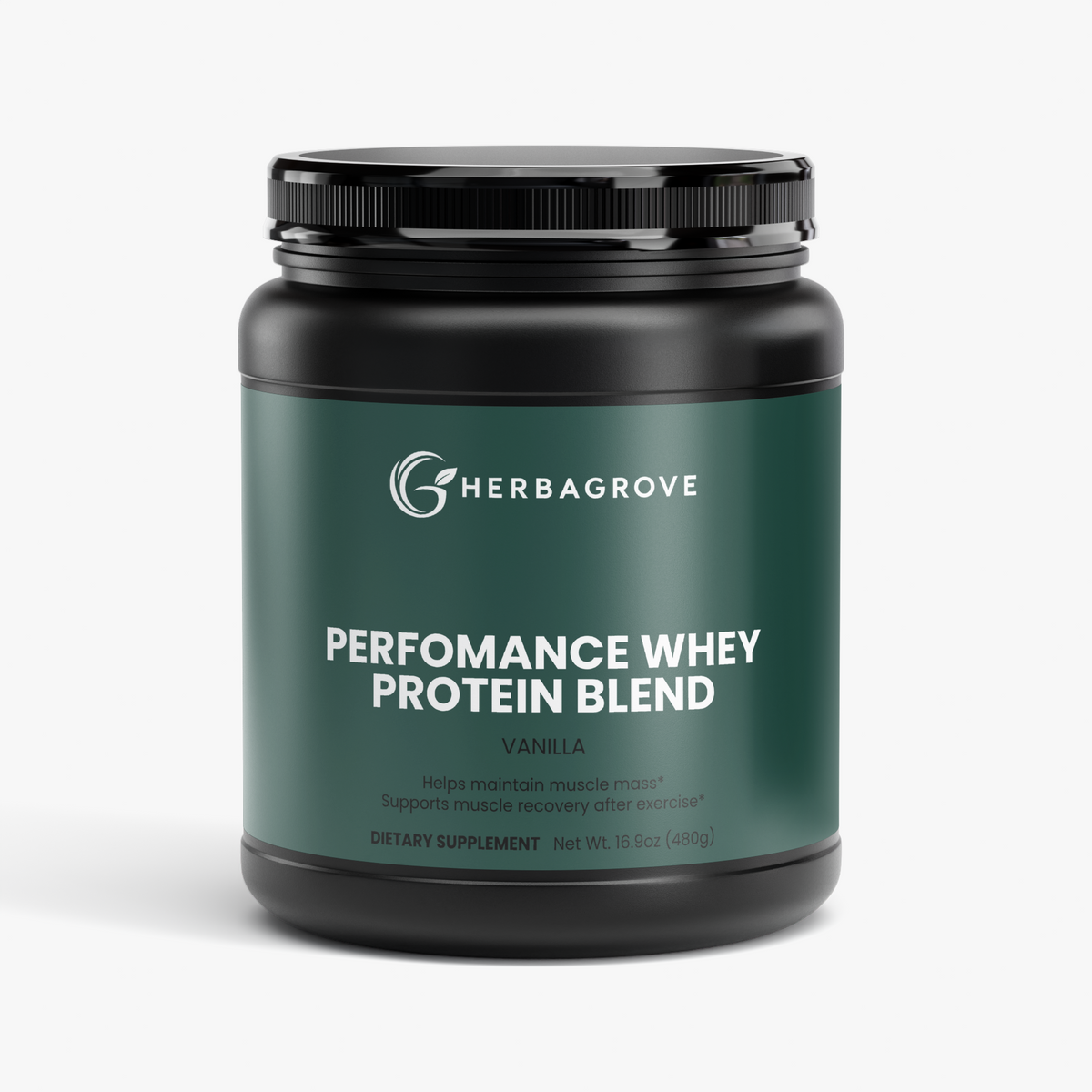 HerbaGrove Performance Whey Protein Blend (Vanilla) - Energy & Performance