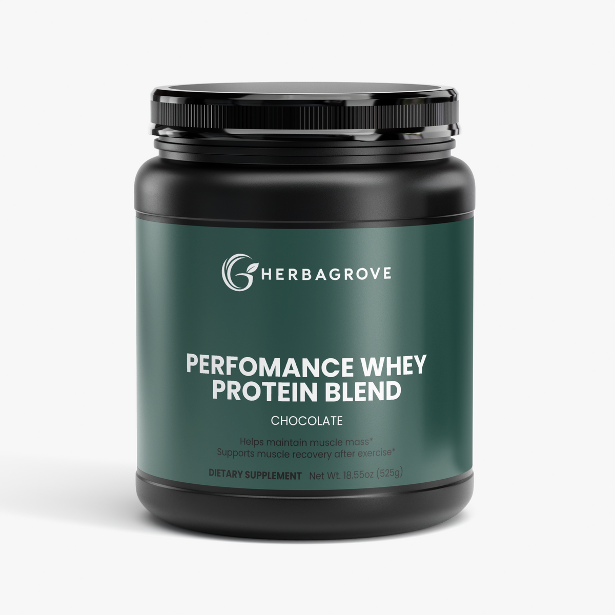 HerbaGrove Performance Whey Protein Blend (Chocolate) - Energy & Performance