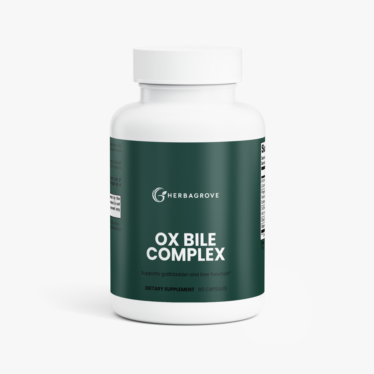HerbaGrove Ox Bile Complex - Gut & Digestion