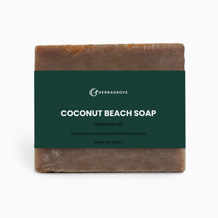 HerbaGrove Coconut Beach Soap - Beauty, Hair & Skin