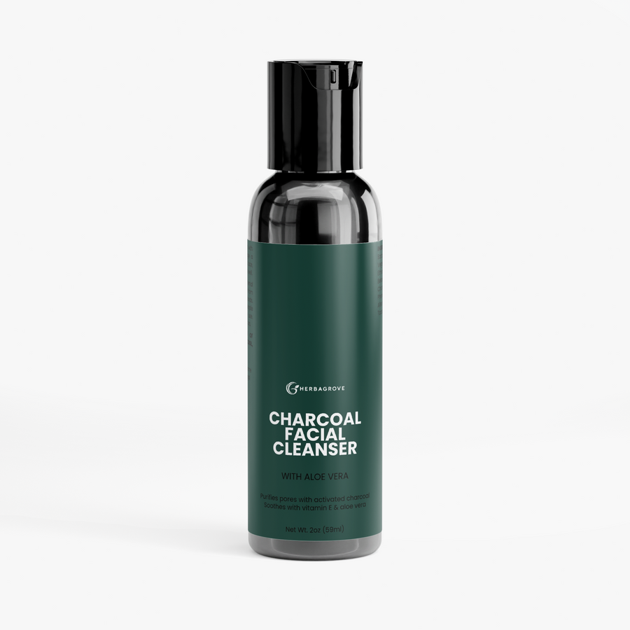 HerbaGrove Charcoal Facial Cleanser - Beauty, Hair & Skin