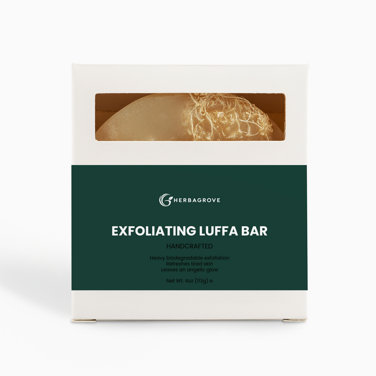 HerbaGrove Exfoliating Luffa Bar - Beauty, Hair & Skin