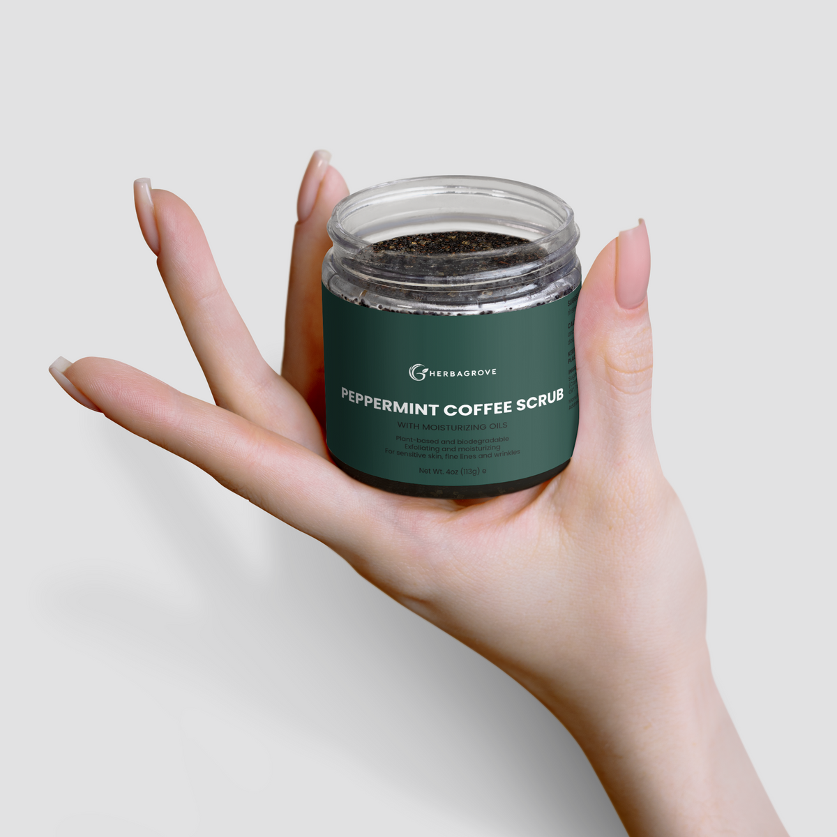 Peppermint Coffee Scrub