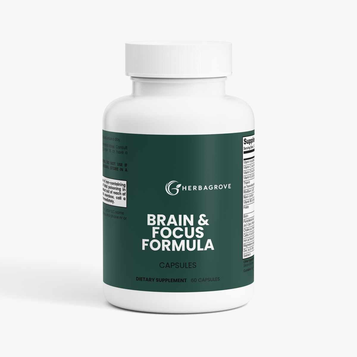 HerbaGrove Brain & Focus Formula - Focus & Mood