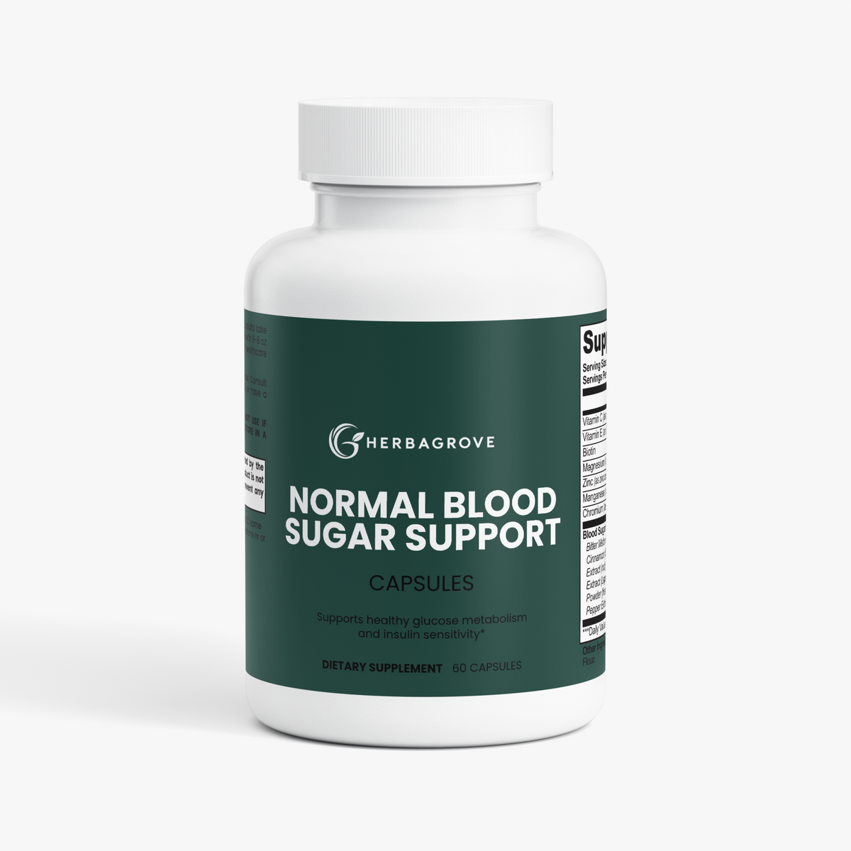 HerbaGrove Normal Blood Sugar Support - Metabolism & Weight