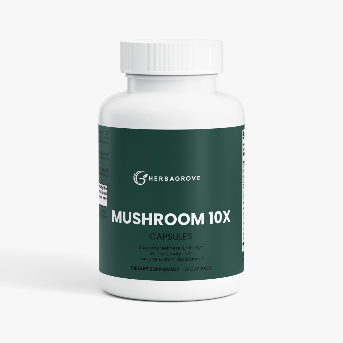 HerbaGrove Mushroom Complex 10 X - Focus & Mood