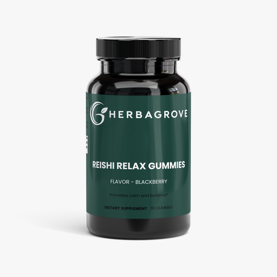 HerbaGrove Reishi Relax Gummies - Sleep & Stress